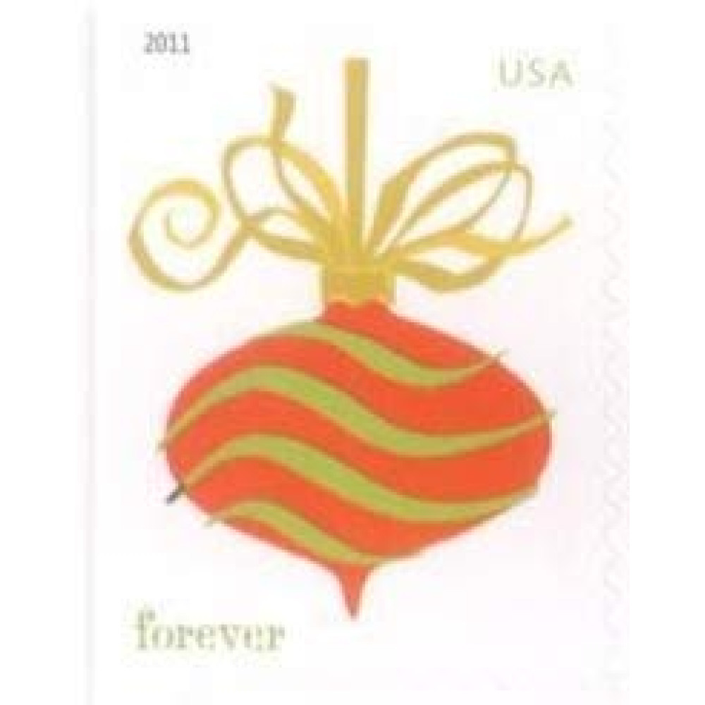 (2011) US Holiday Baubles Forever Stamps Booklet of 20