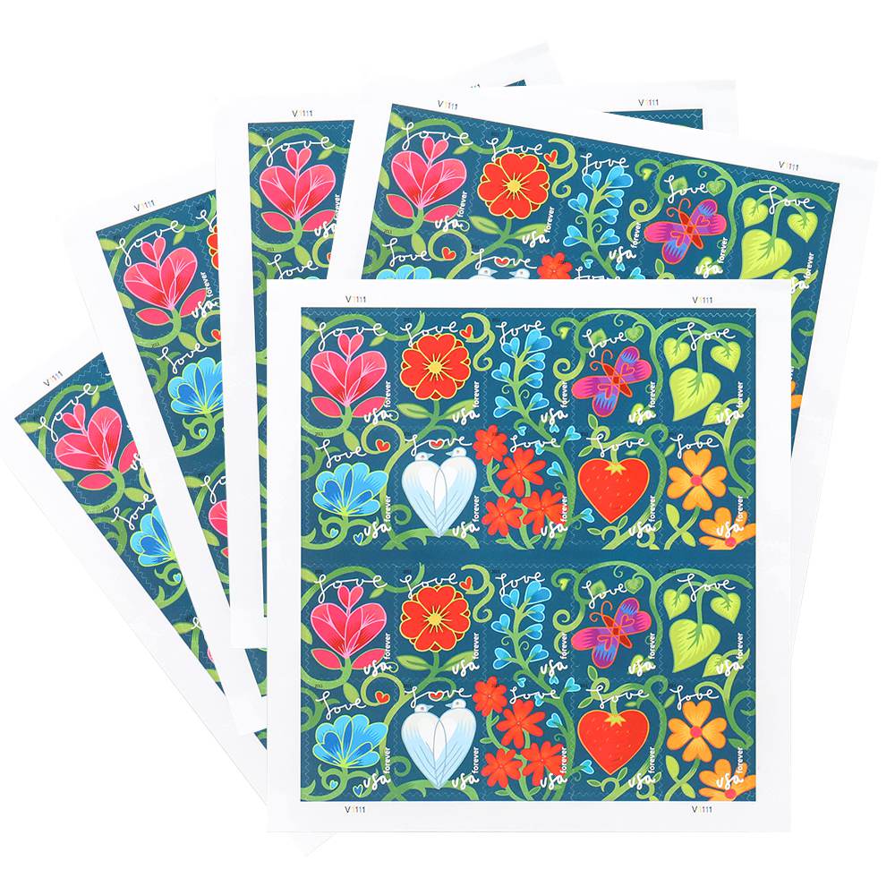 (2011) US First-Class Forever Stamps - Garden of Love