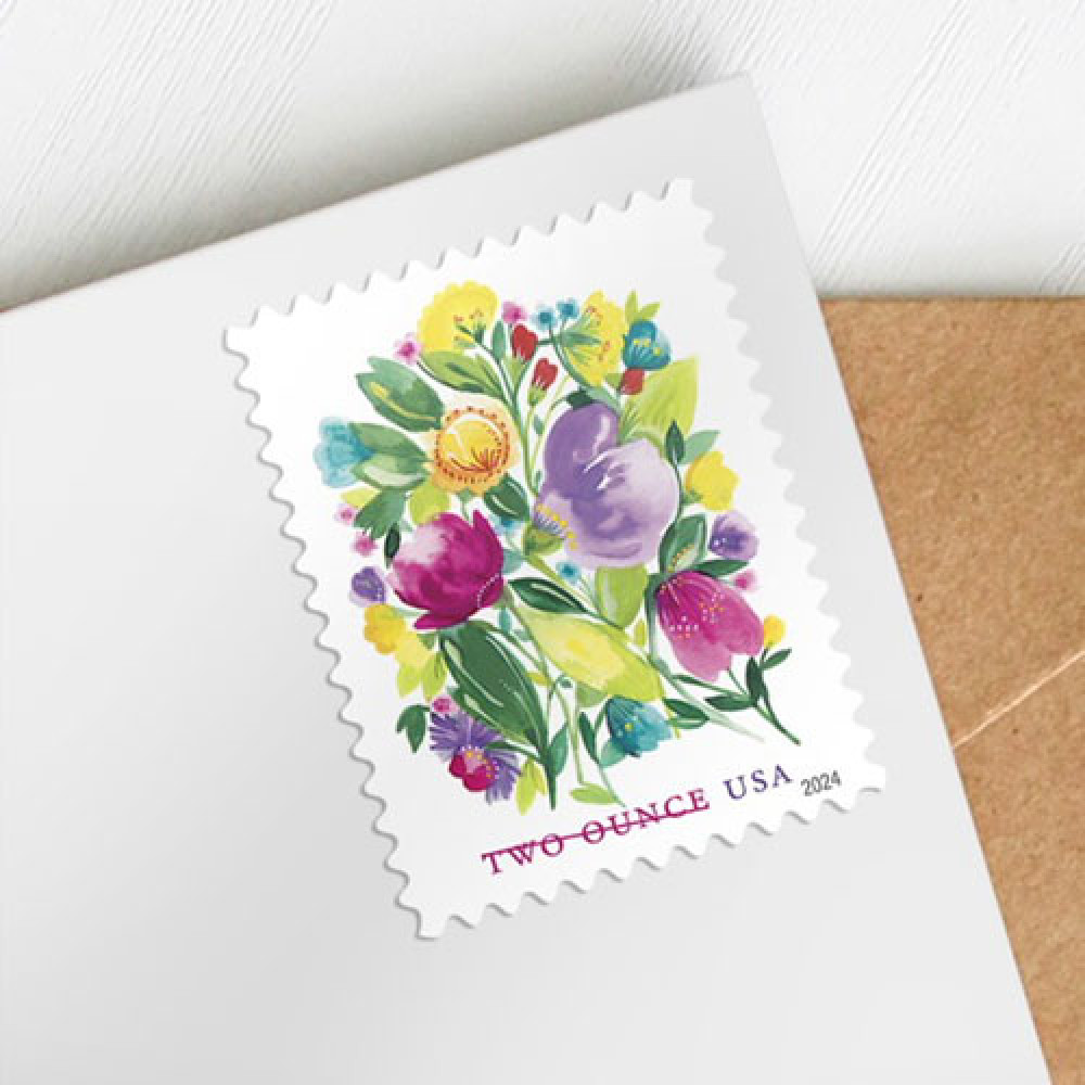 (2024) USPS Wedding Blooms Forever Stamps