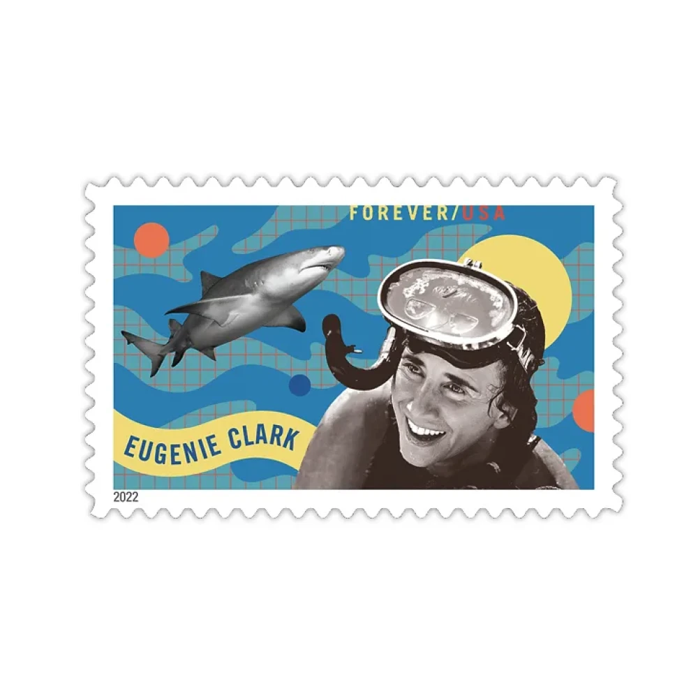 (2022) USPS Eugenie Clark Postage Stamps