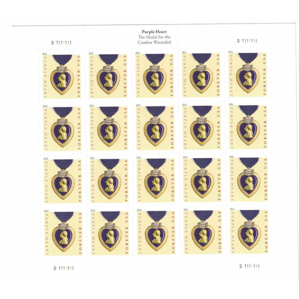 (2019) US Purple Heart Forever Stamps