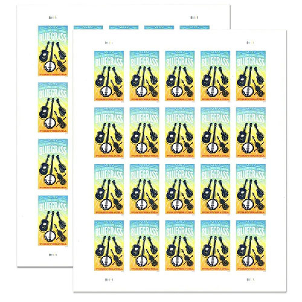 (2024) USPS Bluegrass Guitar Forever Stamps