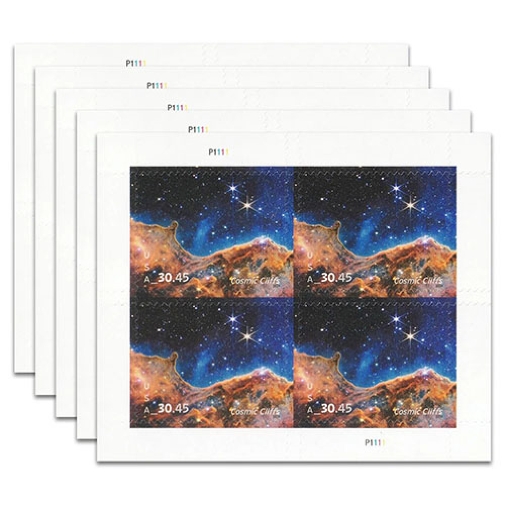 (2024) USPS Cosmic Cliffs forever stamps