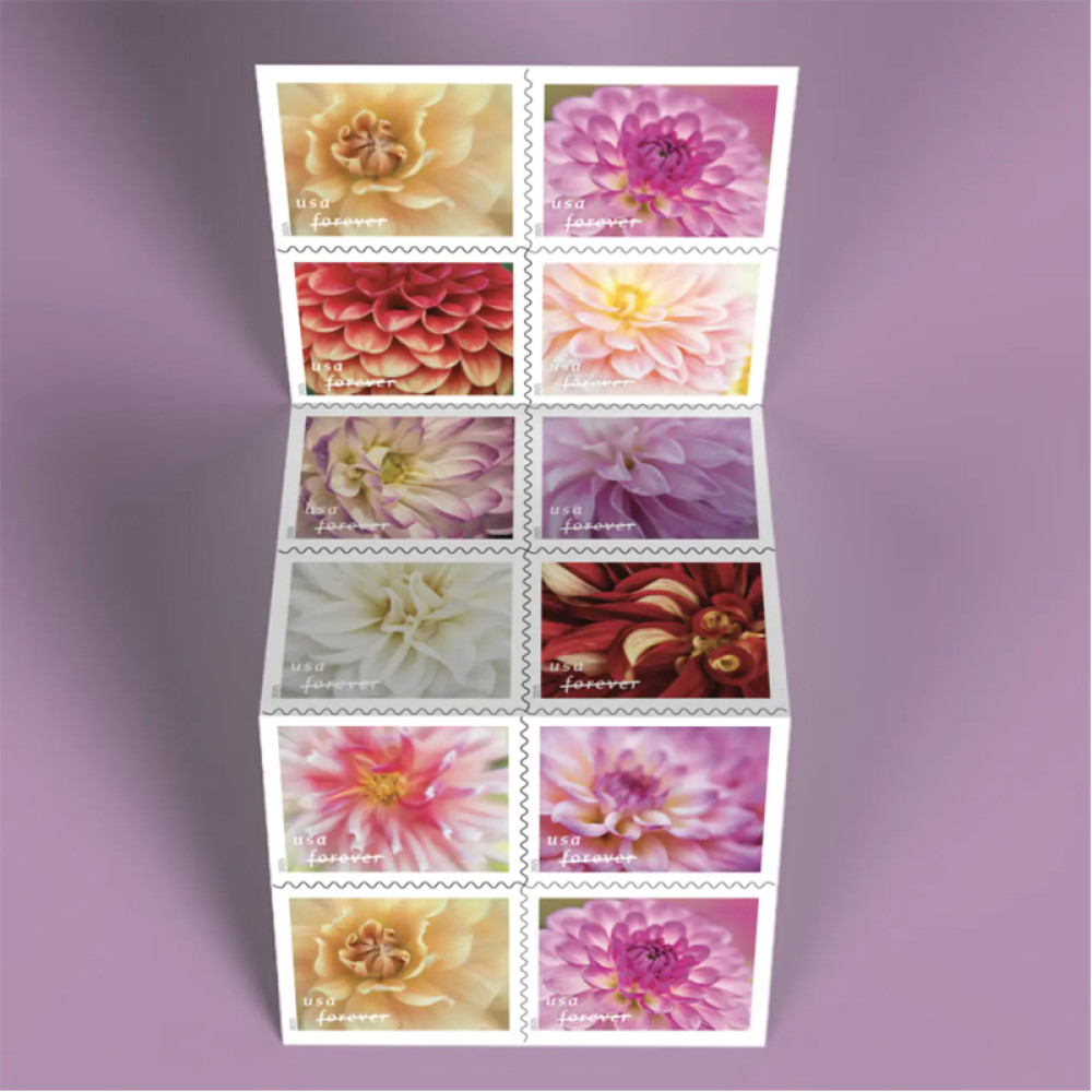 (2025) Dahlias Stamps Book of 20