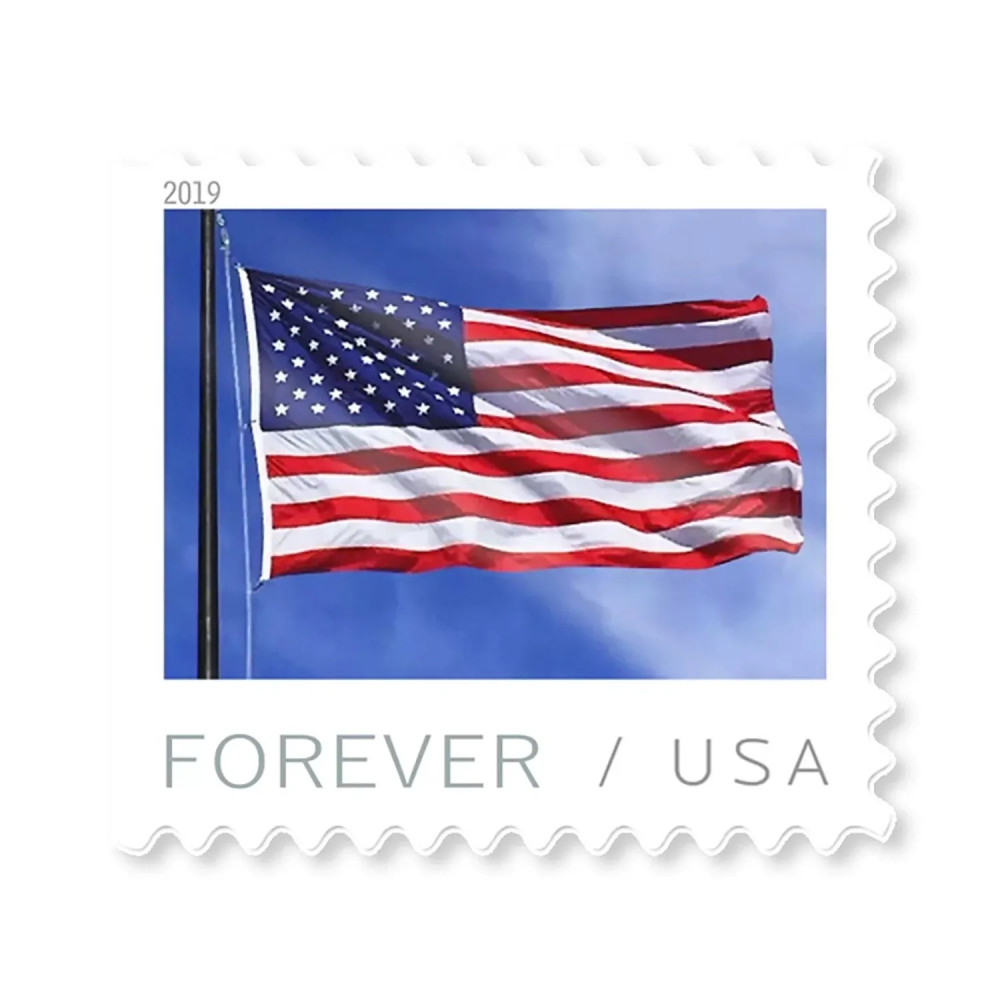 (2019) USPS Flag Forever First Class Postage Stamps