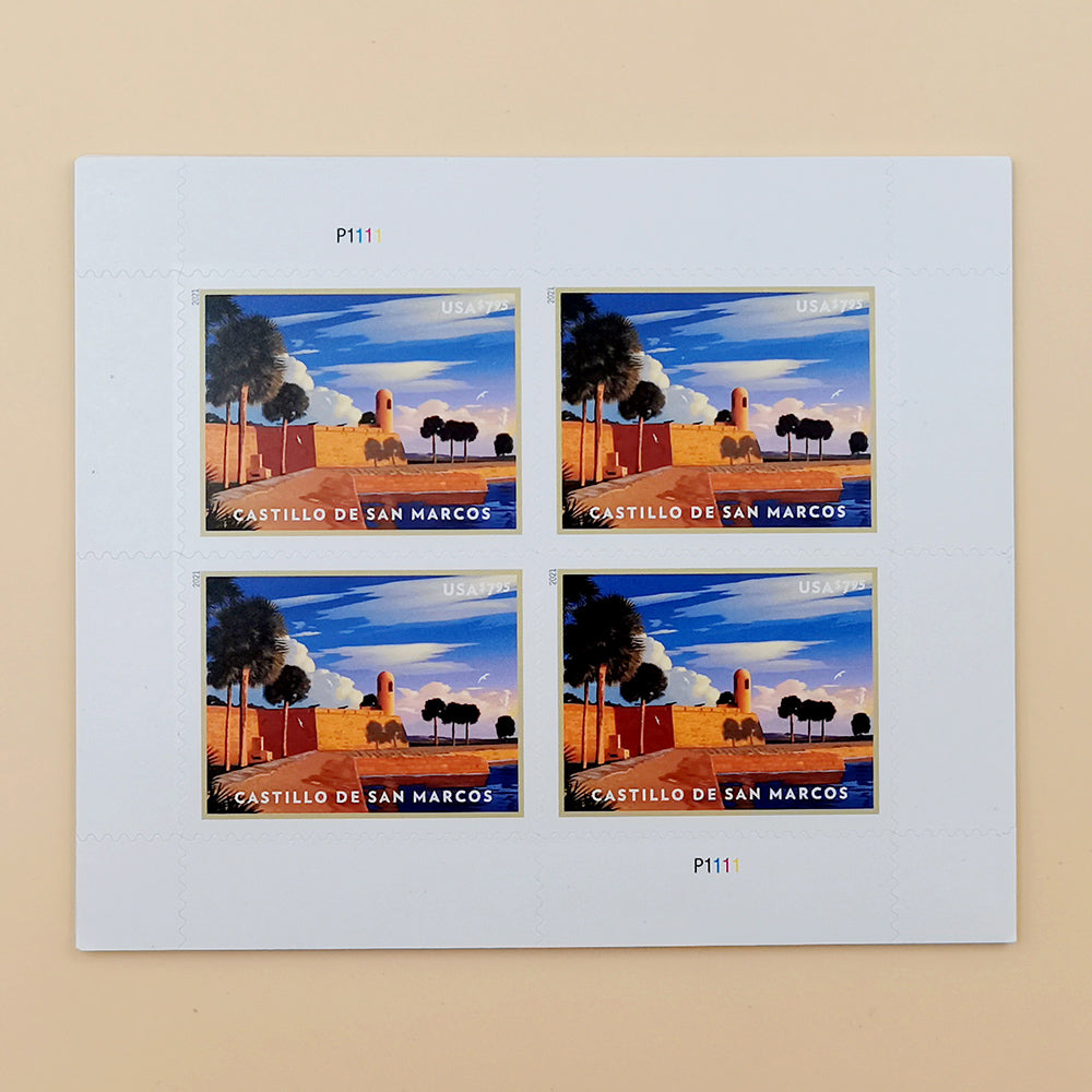 (2021) US Castillo De San Marcos Stamps