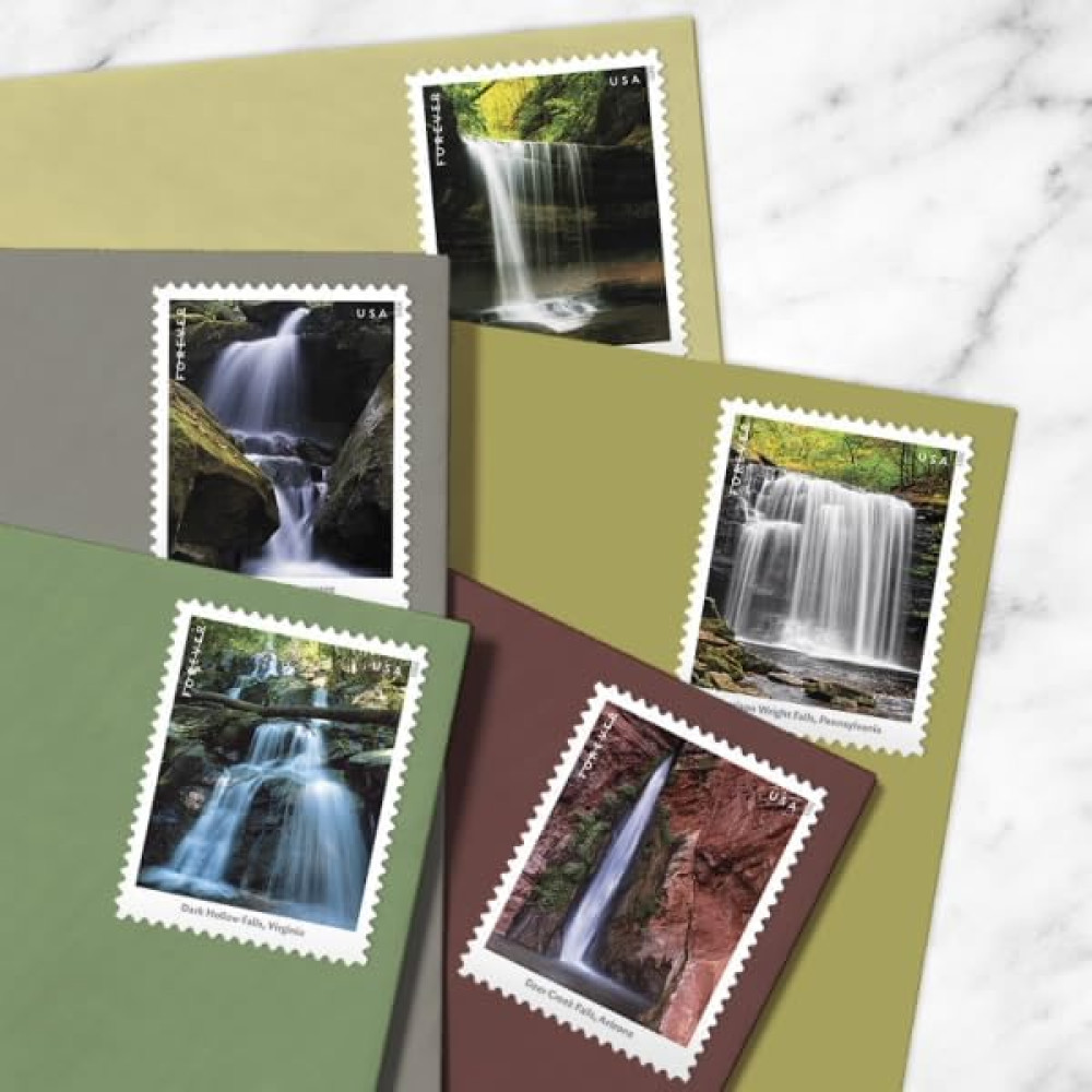(2023) Waterfalls US Forever First Class Postage Stamps