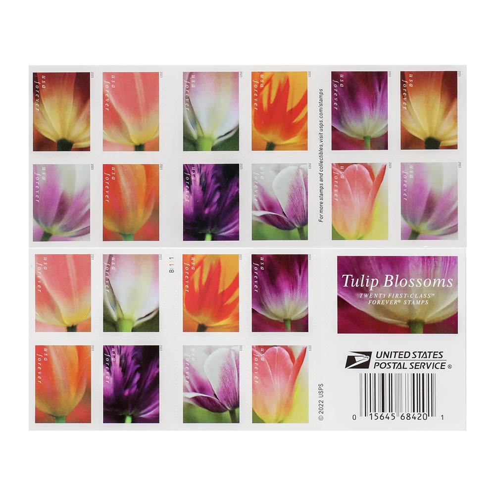 (2023) US Tulip Blossoms First-Class Forever Stamps