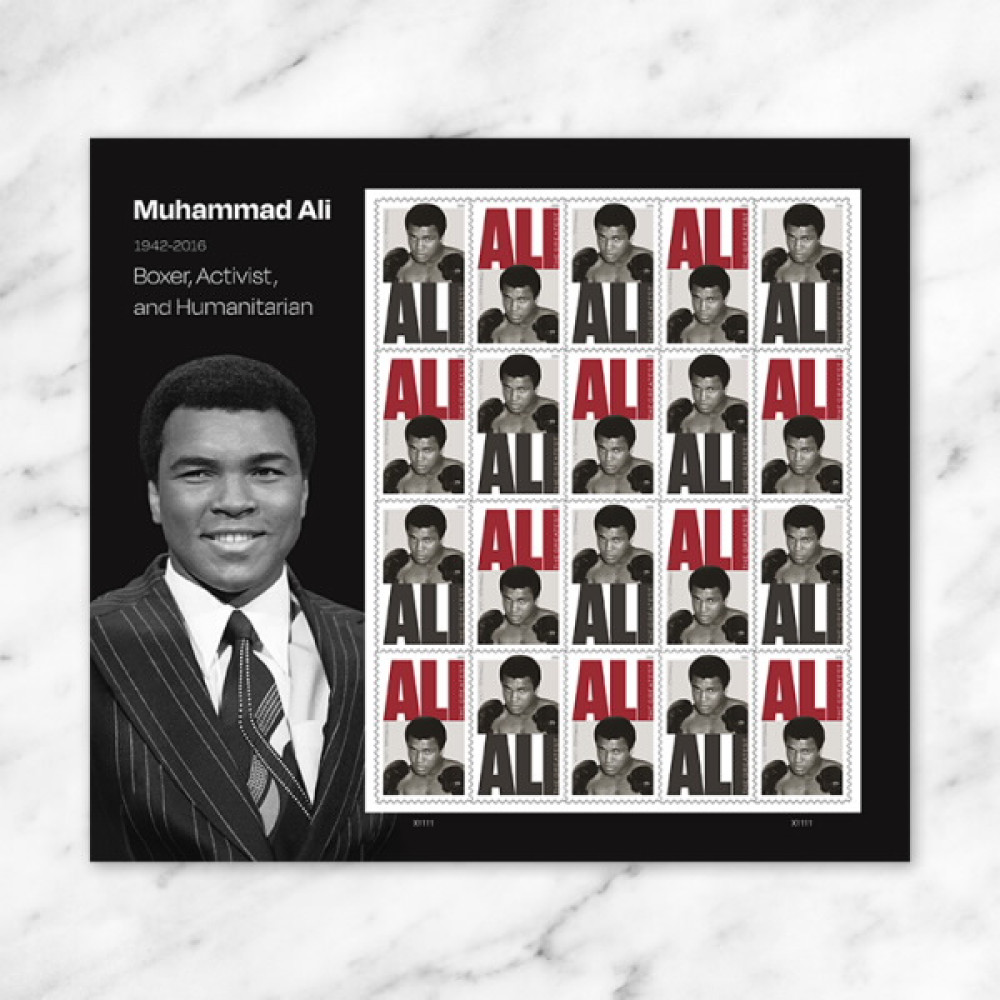 (2026) Muhammad Ali Forever Stamps, Sheet of 20