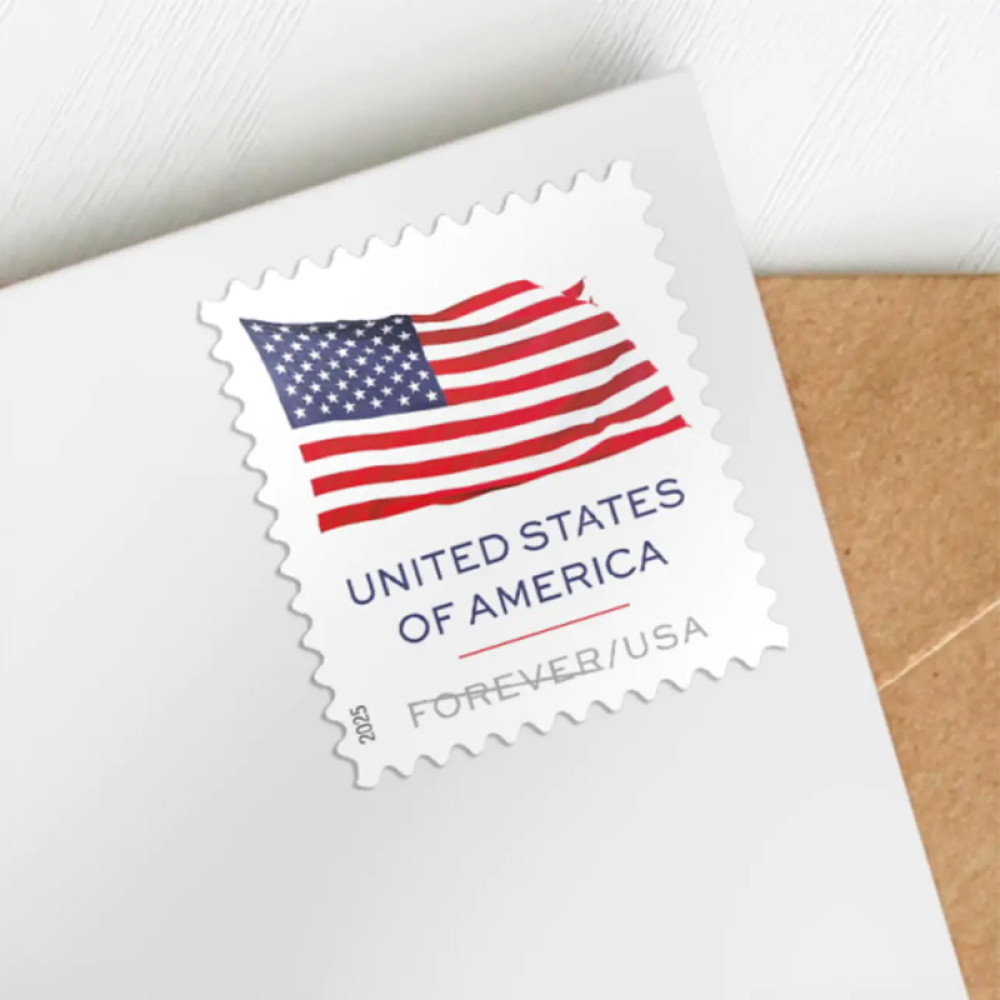 (2025) U.S. Flag Forever Stamps, Booklet of 20