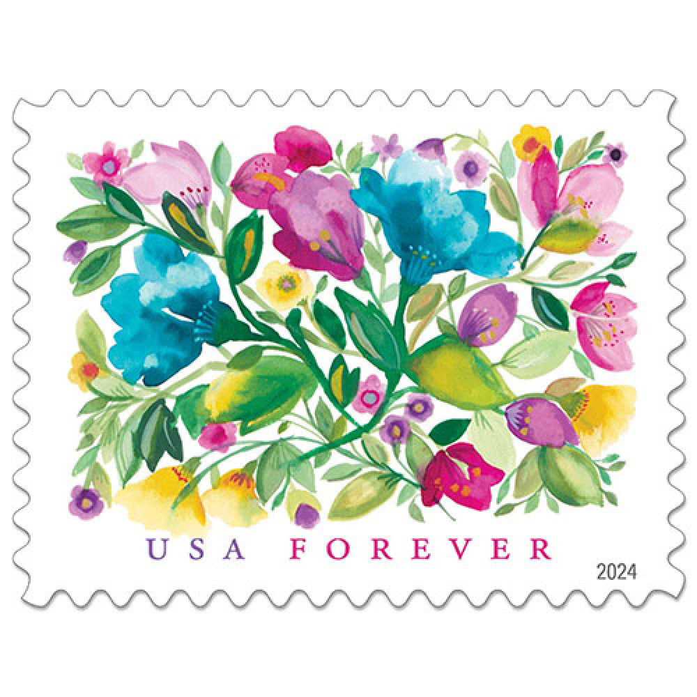 (2024) USPS Celebration Blooms Forever Stamps