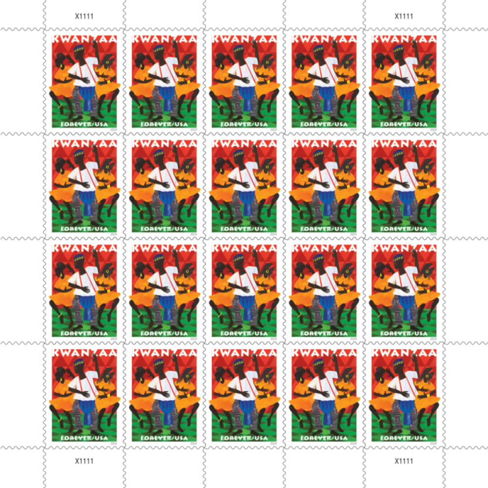 Kwanzaa 2024 Forever Stamps, Sheet of 20