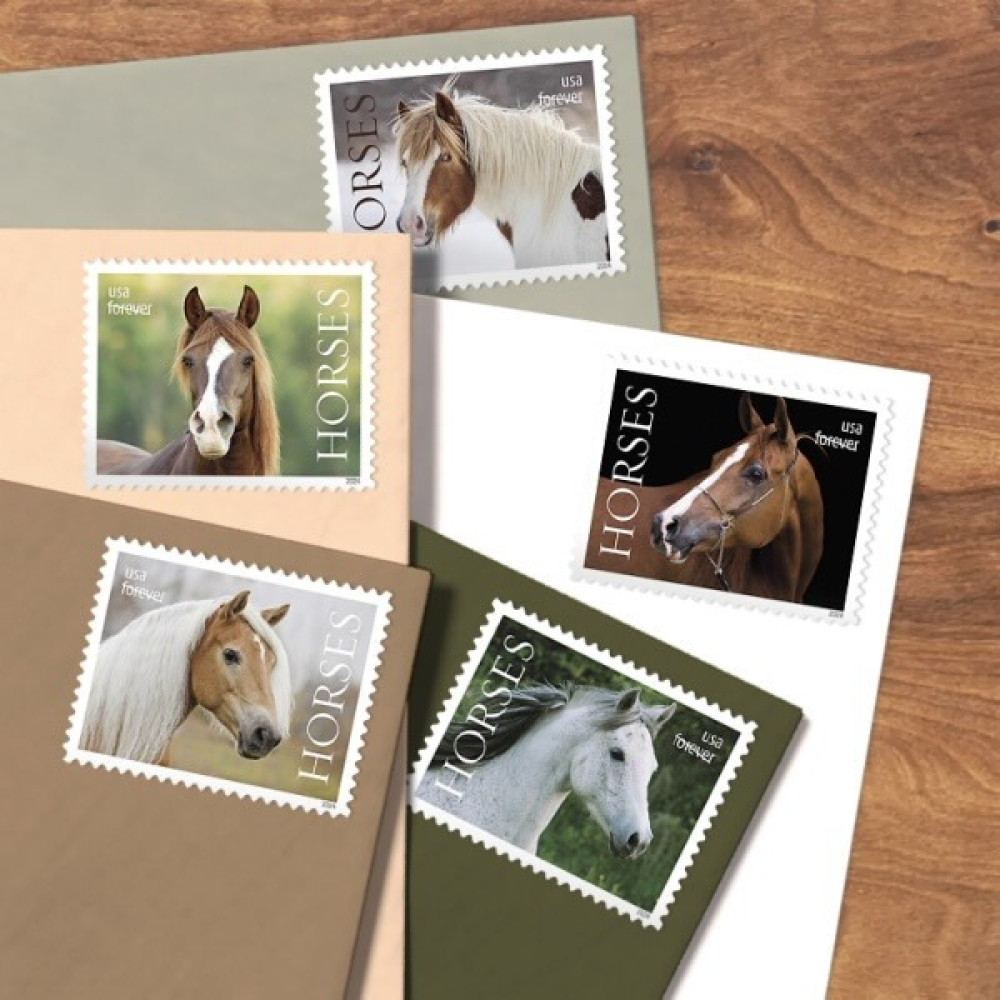 (2024) Horses Forever Stamps, Sheet of 20