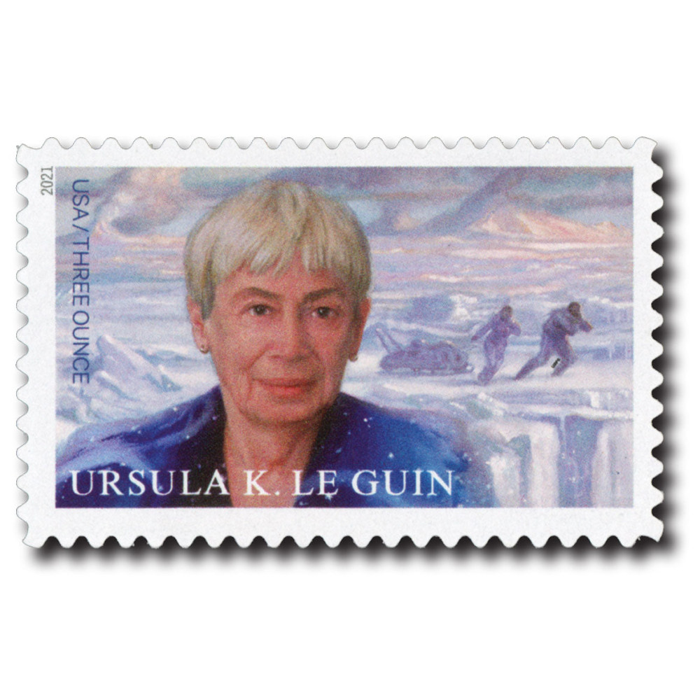 (2021) Three Ounce Literary Arts Stamps: Ursula K. Le Guin