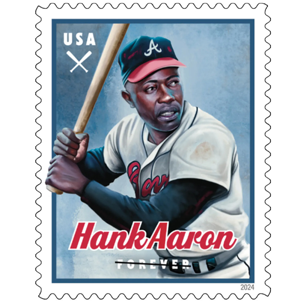 (2024) Hank Aaron Forever Stamps, Sheet of 20