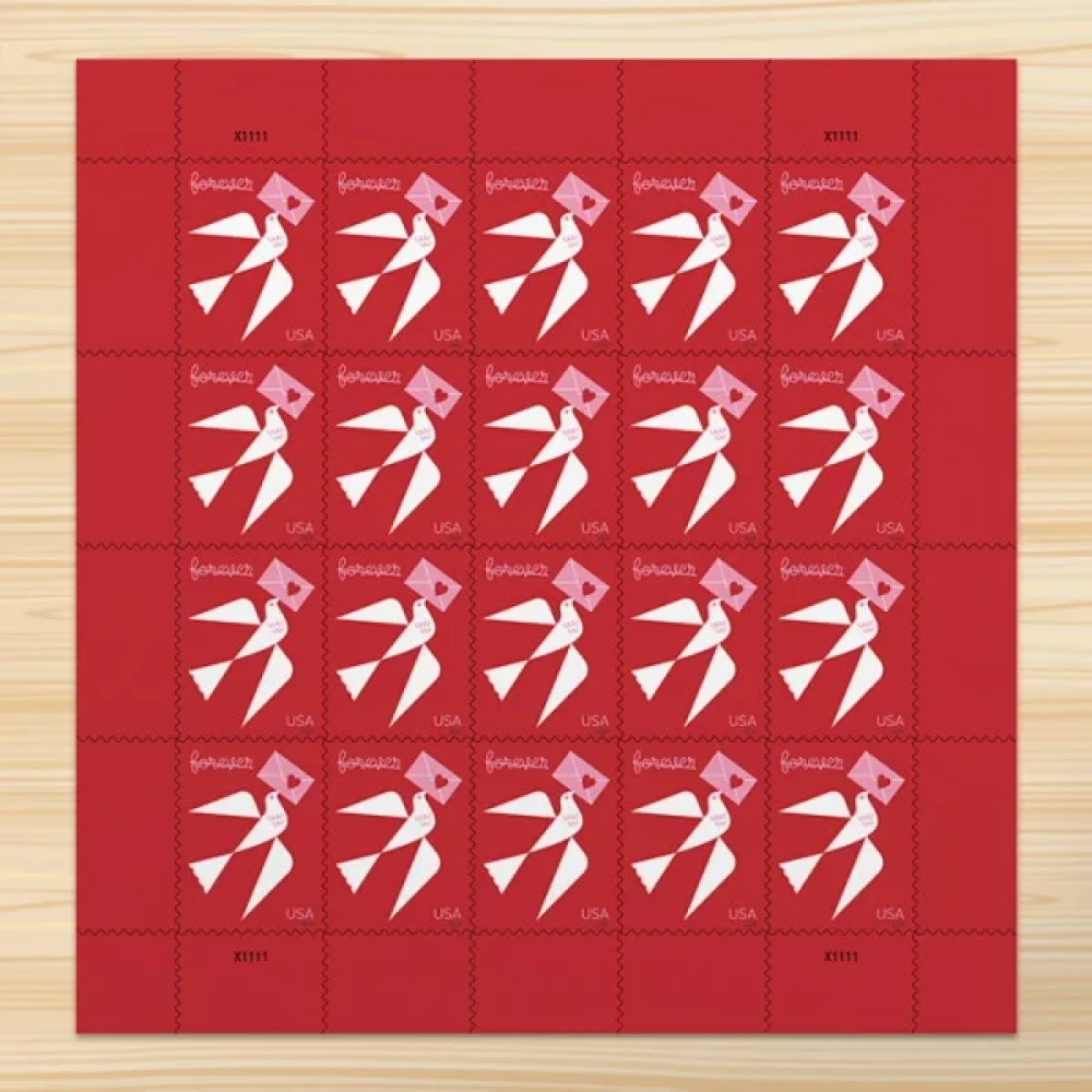 (2024) Love Forever Stamps, Sheet of 20