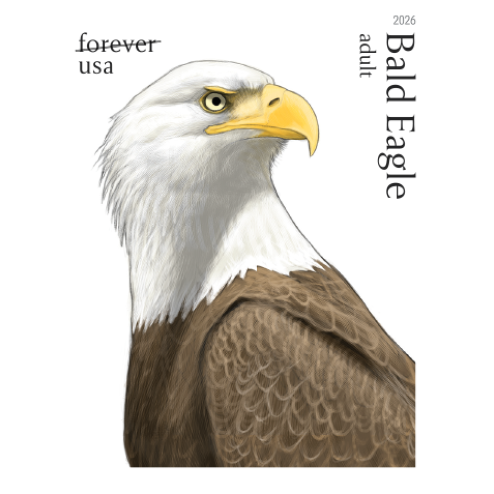 (2026) Bald Eagle: Hatchling to Adult Forever Stamps, Sheet of 20