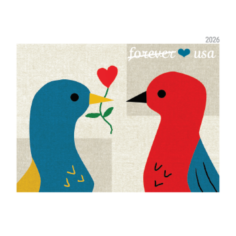 (2026) Love Forever Stamps, Sheet of 20