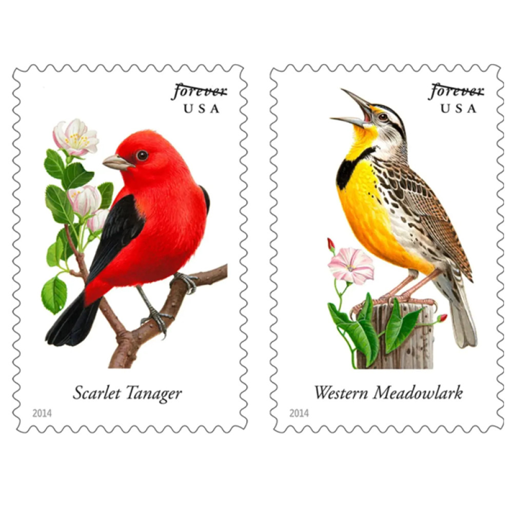 (2014) Songbirds Forever Stamps