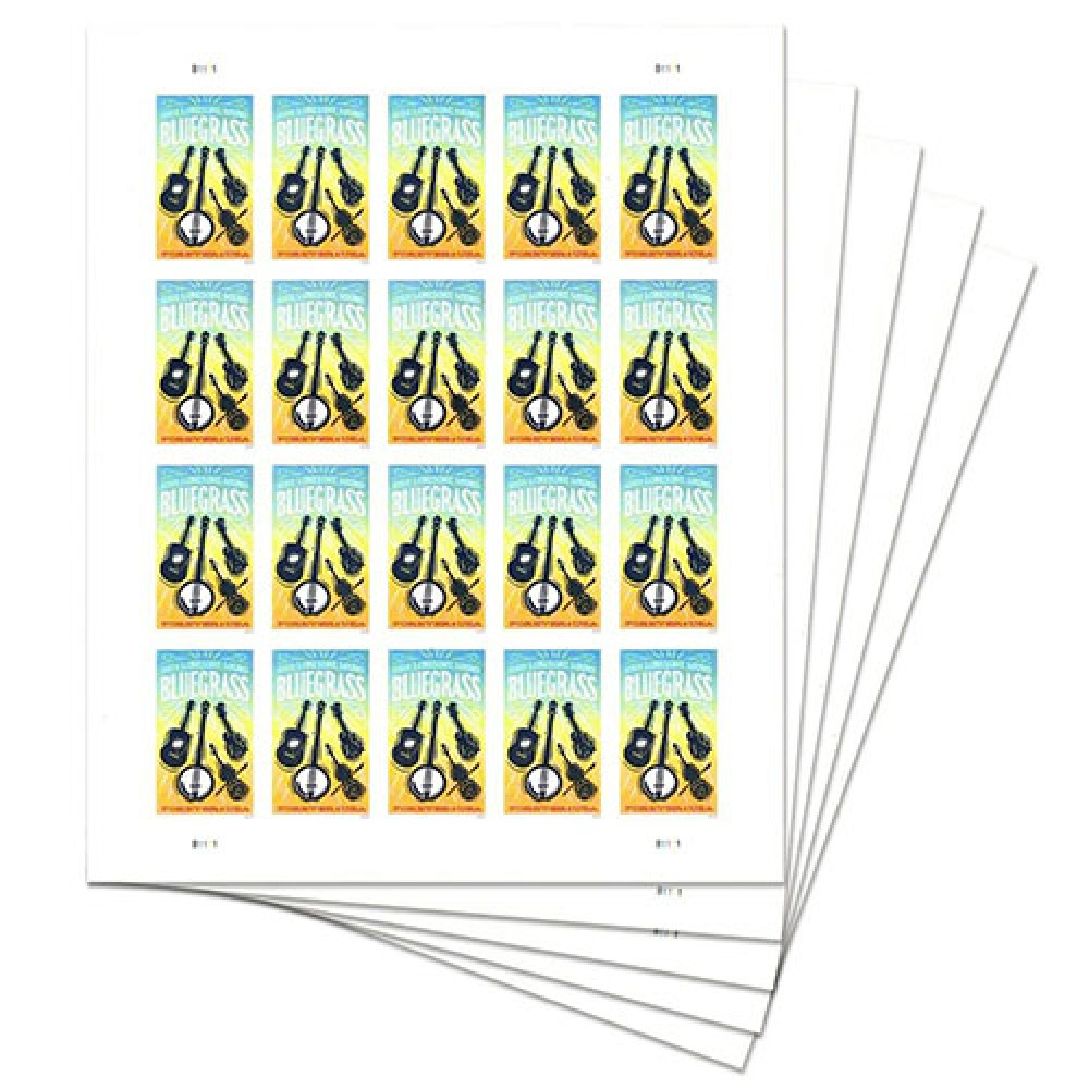 (2024) USPS Bluegrass Guitar Forever Stamps