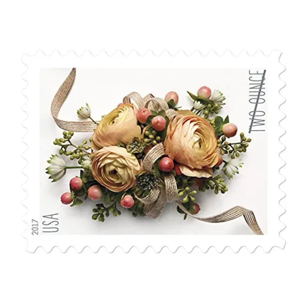 (2017) USPS Celebration Corsage Two Ounce Forever Postage Stamps