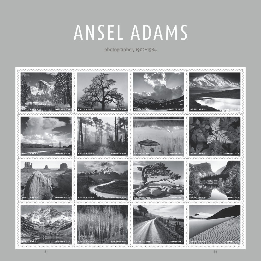 (2024) Ansel Adams US Forever Stamps