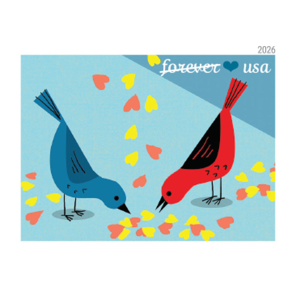 (2026) Love Forever Stamps, Sheet of 20
